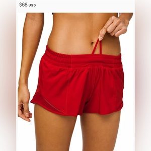 Size 4 2.5 lulu shorts